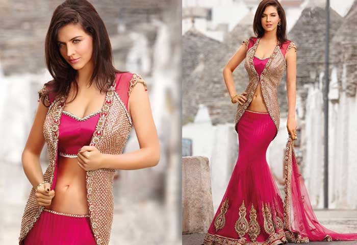 saree blouse with overcoat