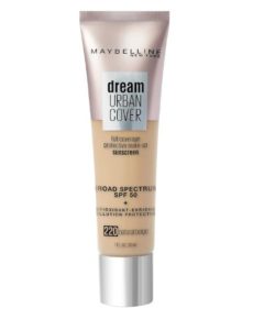 Dermatologist-tested Maybelline Dream Urban Cover Foundation Makeup SPF 50