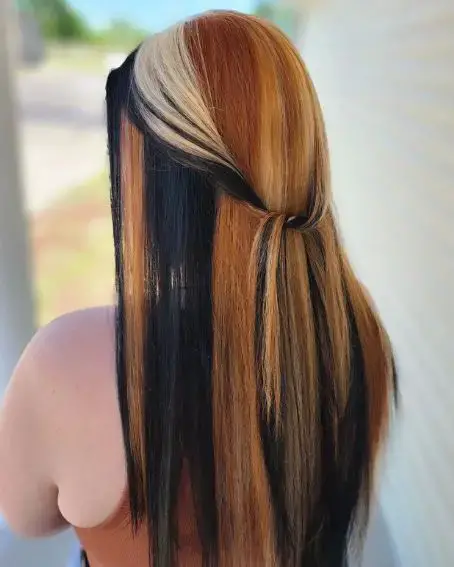 Back-Tied Calico Hair