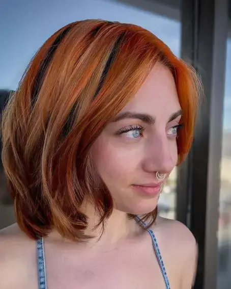 Short Calico Bob Hair