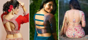 25 Simple Backless Blouse Design Ideas