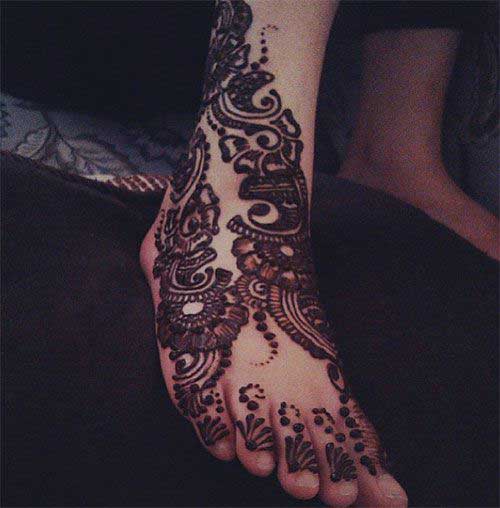 20 Inspired Foot Mehndi Designs For Your Beautiful Feet