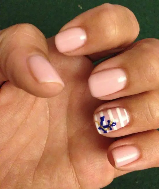 26 Cute Anchor Nail Art Designs Perfect for This Summer