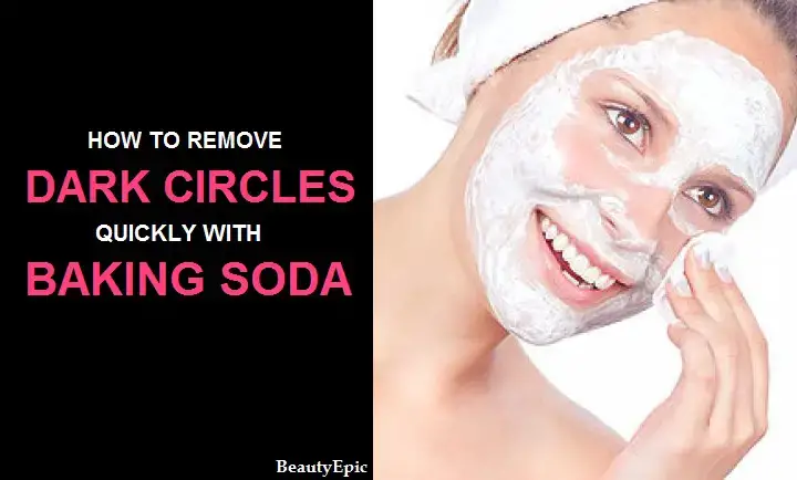 baking soda for dark circles