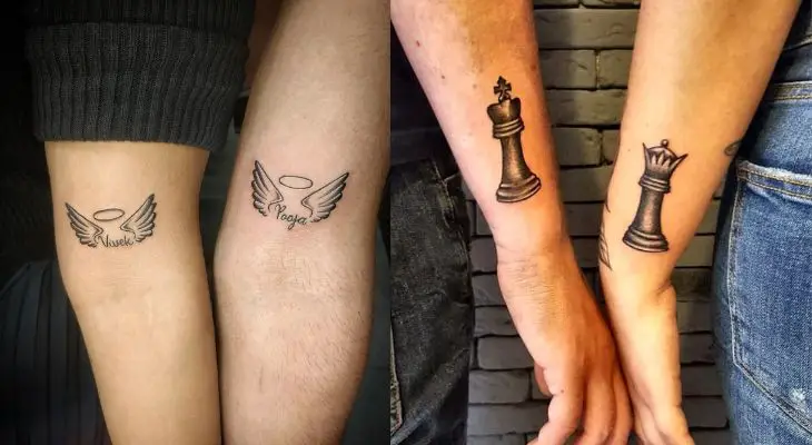 Unique and Different Tattoo Ideas for Couples - Word From The Bird