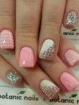 Simple Rhinestone Nail Designs for Short Nails