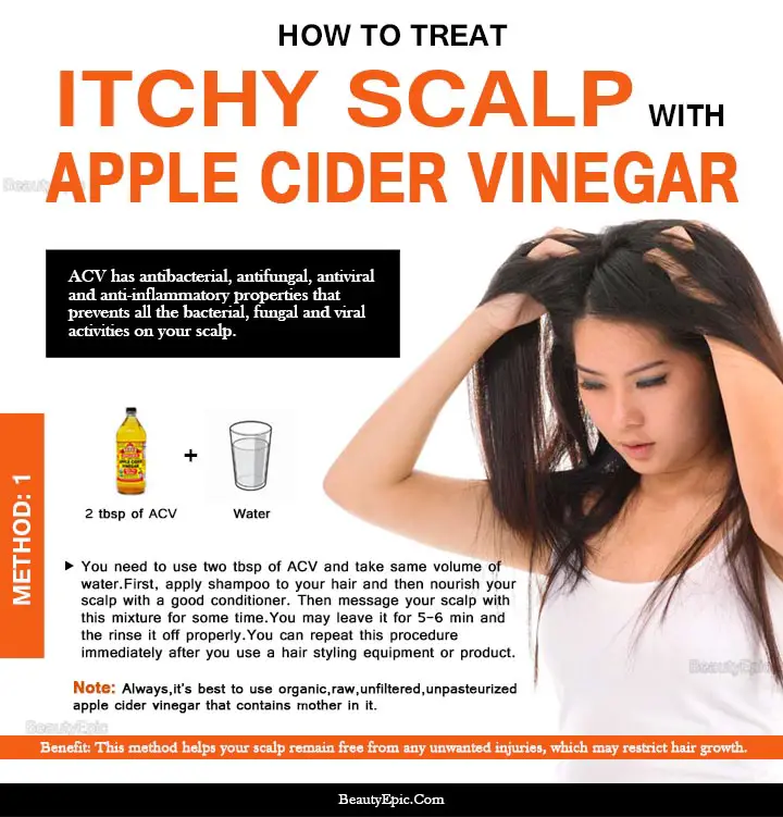 How To Use Apple Cider Vinegar For Itchy Scalp Dandruff Relief 