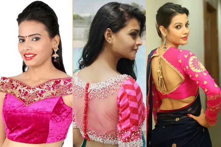 26 Trendy Celebrity Pink Blouse Designs