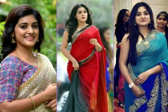 14 Beautiful Pics of Niveda Thomas In Saree