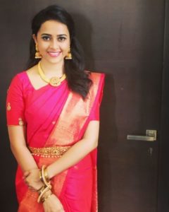 18 Beautiful Pics Of Sri Divya In Saree