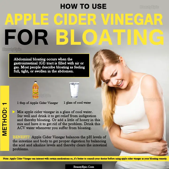 Apple Cider Vinegar For Bloating How To Take 