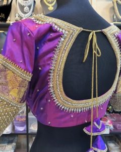 20 Beautiful Pics Of Pattu Saree Blouse Back Neck Designs For Marriage