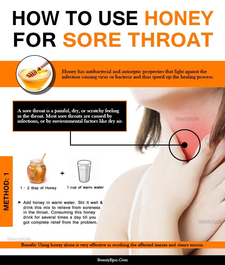 How To Use Honey For Sore Throat 