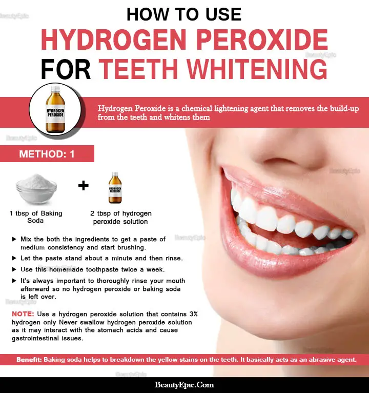 How To Use Hydrogen Peroxide Safely To Whiten Teeth