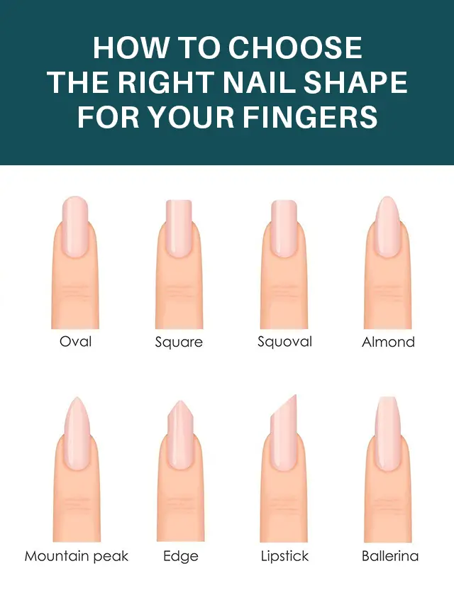 How To Choose The Right Nail Shape For Your Fingers? - Beauty Epic