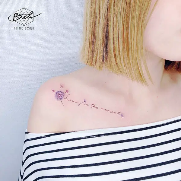 25+ Beautiful Dandelion Tattoo Design Ideas