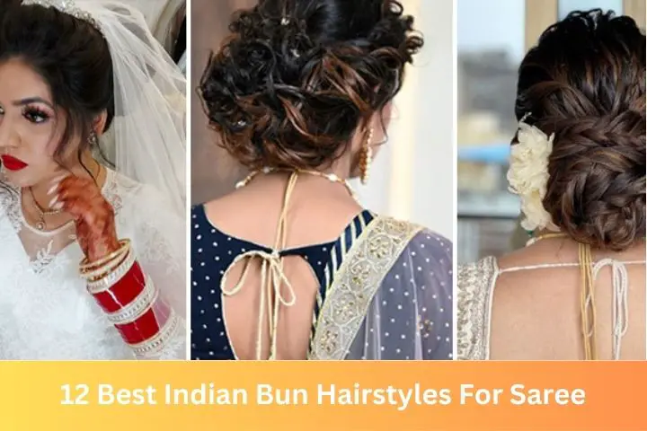 simple low bun hairstyle for saree | hairstyle for ladies - YouTube