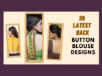 Back Button Blouse Designs