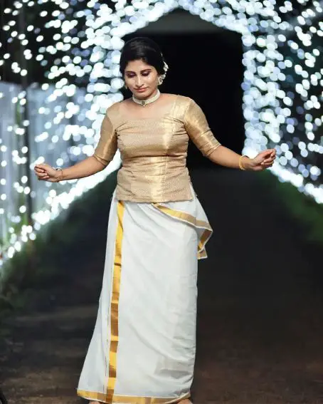 Kerala Style Skirt Model Haldi Dress
